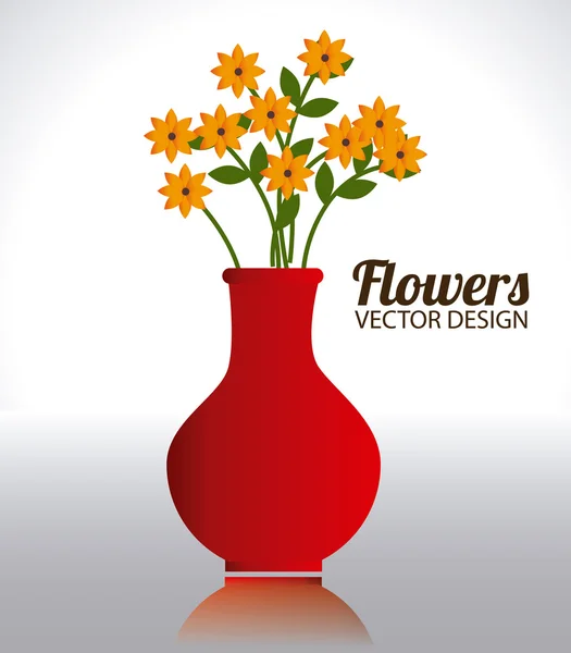 Квіти дизайну — стоковий вектор