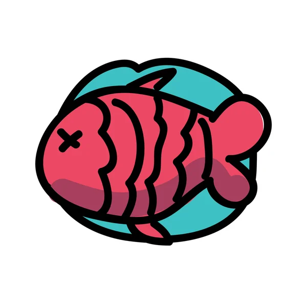 Illustration du poisson — Image vectorielle