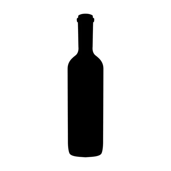 Desain botol anggur - Stok Vektor