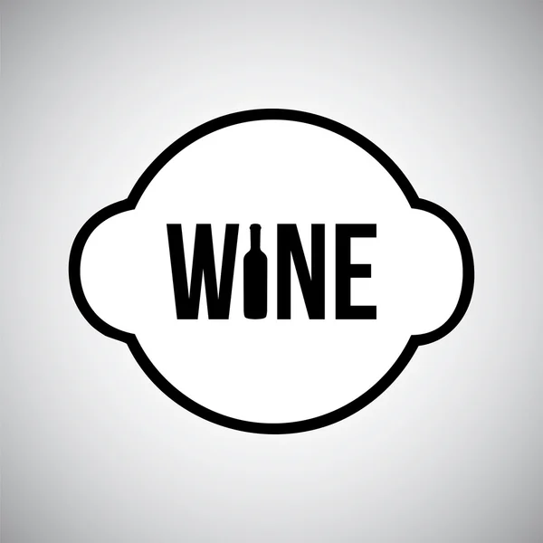 Desenho do vinho —  Vetores de Stock