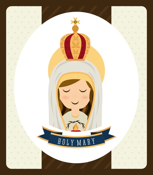 Holy mary — Stock Vector