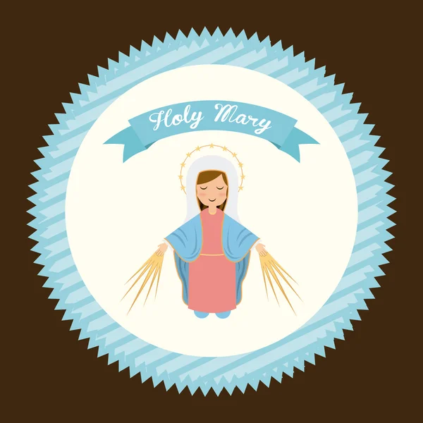 Holy mary — Stock Vector