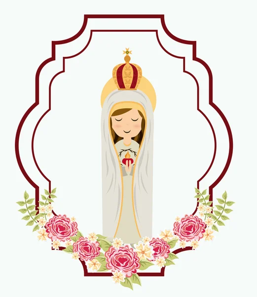 Holy mary — Stock Vector