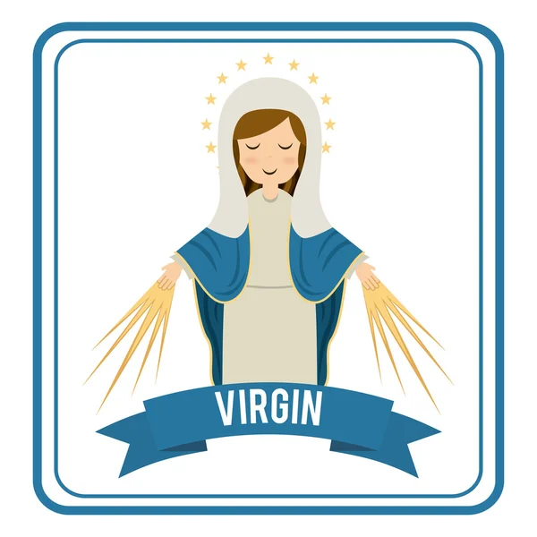 Holy mary — Stock Vector