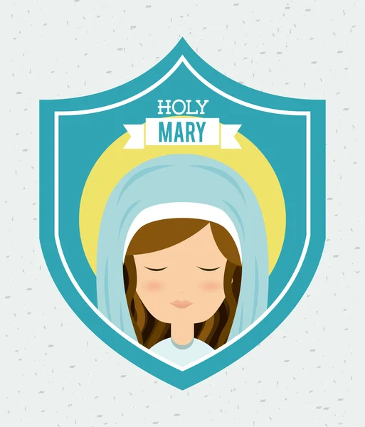 Holy mary — Stock Vector