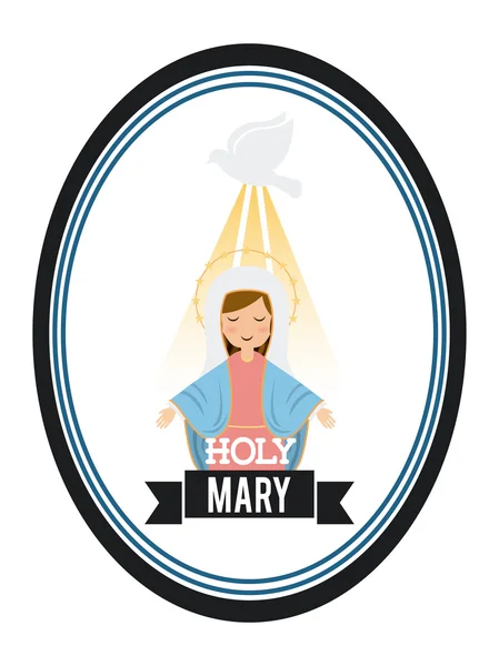 Heilige Maria — Stockvektor