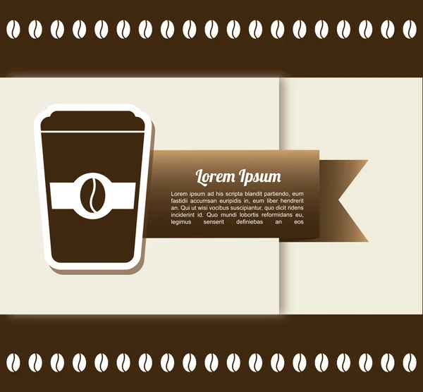 Coffee design — Stock Vector