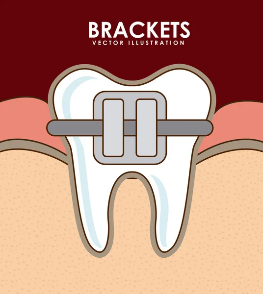 Diseño dental — Vector de stock