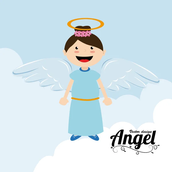 天使背景 — 图库矢量图片