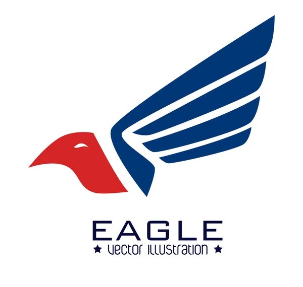 Eagle ontwerp — Stockvector