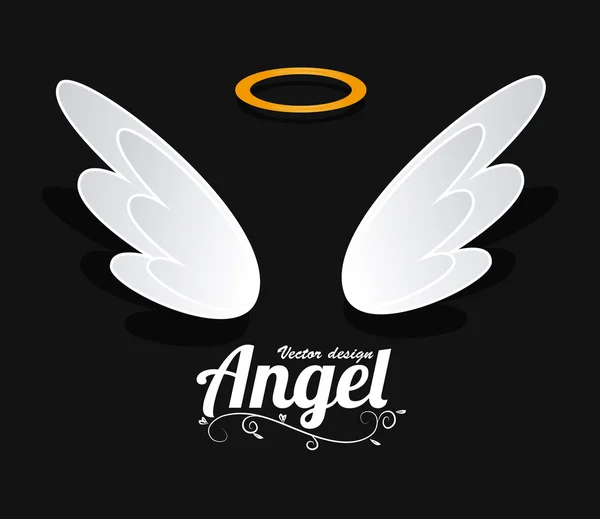 天使のデザイン — ストックベクタ