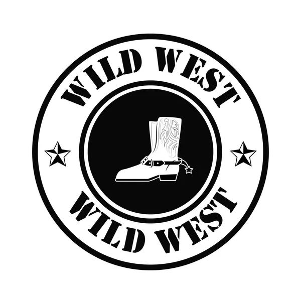 Projekt zachodniej — Wektor stockowy