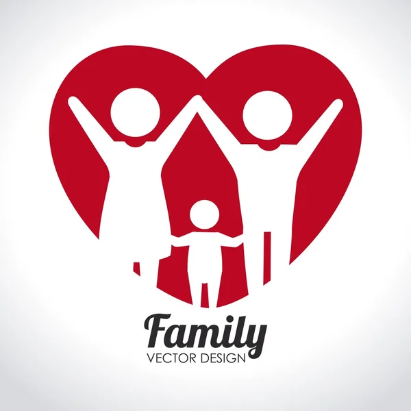 Familie ontwerp — Stockvector