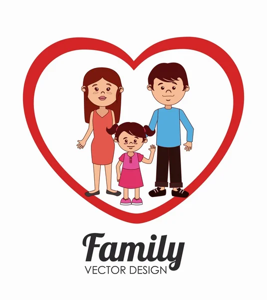 Family design — Stock Vector