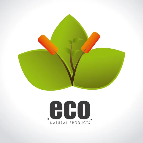 Ecologie ontwerp — Stockvector