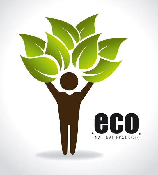 Progettazione ecologia — Vettoriale Stock