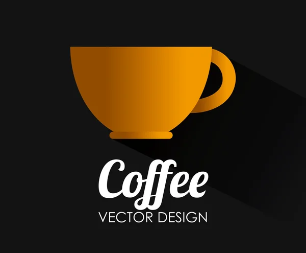 Design del caffè — Vettoriale Stock