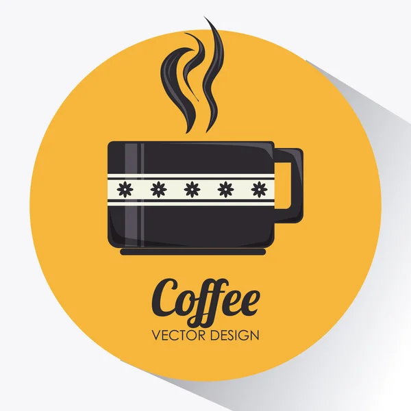 Diseño de café — Vector de stock