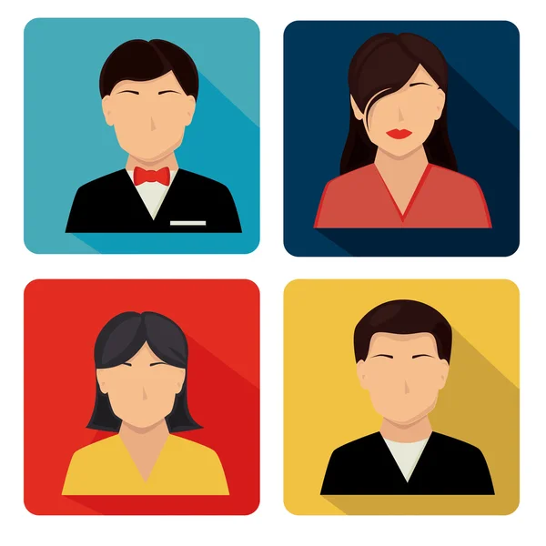 Diseño de personas — Vector de stock