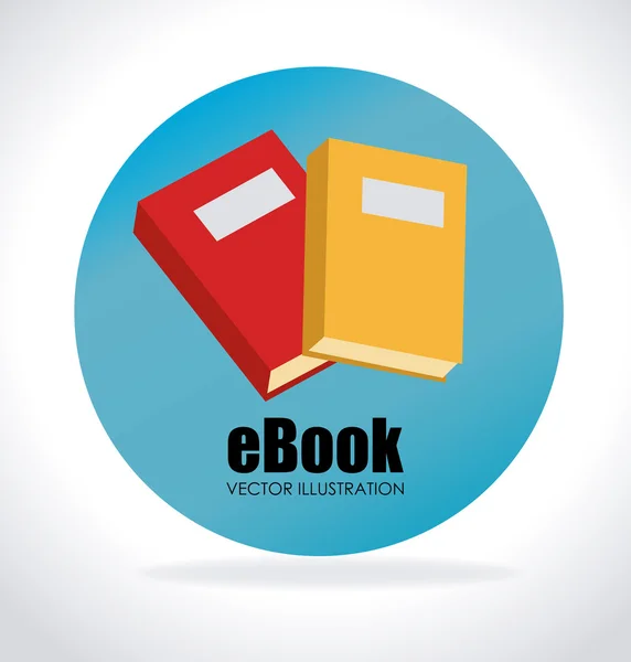 Disegno del ebook — Vettoriale Stock