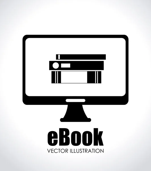 Електронна книга дизайн — стоковий вектор