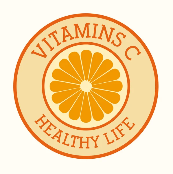 Vitaminok tervezése — Stock Vector