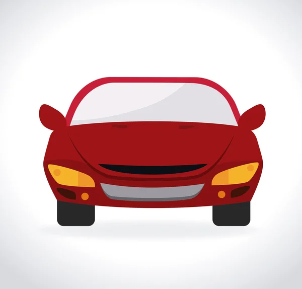 Car Icon Red Graphic by PiGeometric · Creative Fabrica