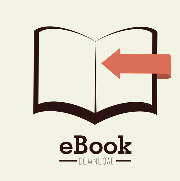 Design de ebook — Vetor de Stock