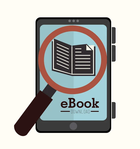 Design de ebook — Vetor de Stock