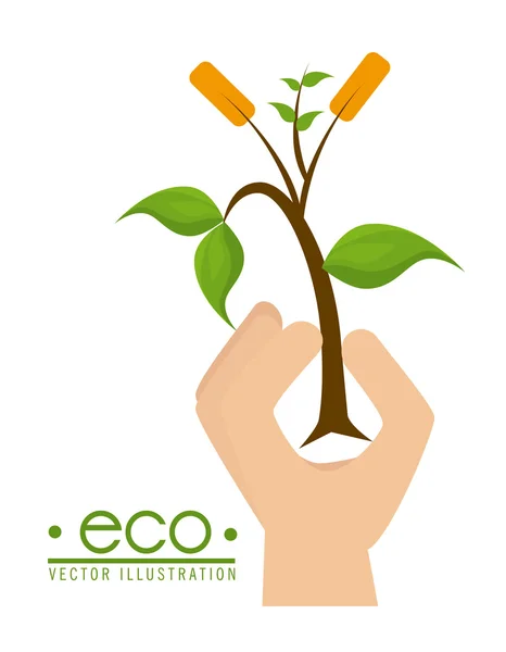 Ecology  ndesign — Stock Vector