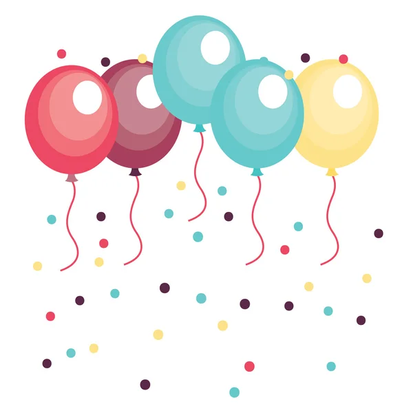 Diseño de globos — Vector de stock