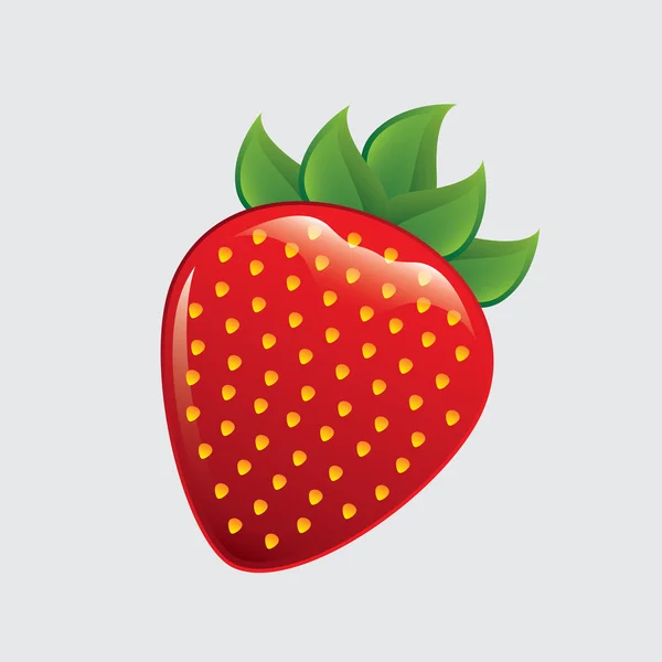 Design fraise — Image vectorielle