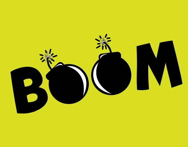Boom design — Stock Vector