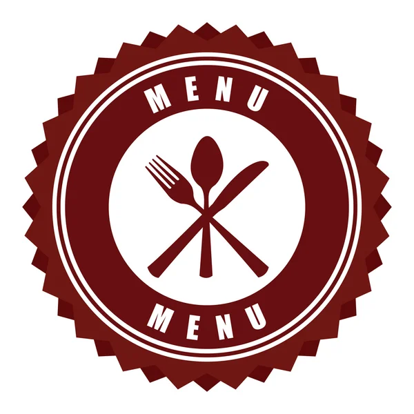 Conception de menu — Image vectorielle