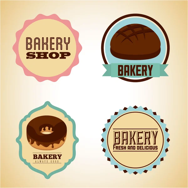 Diseño de panadería — Vector de stock