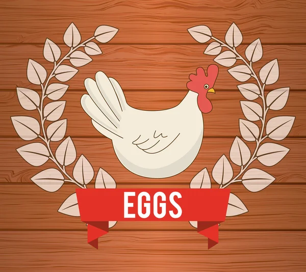 Diseño de huevos — Vector de stock