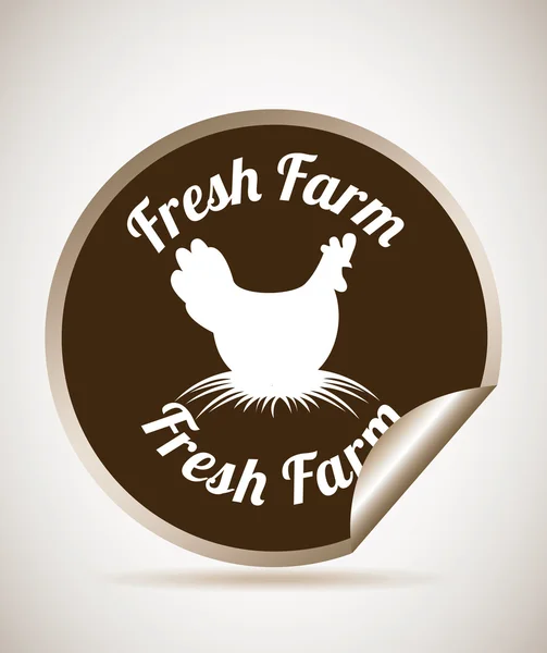 Fresh farm design — Stock Vector