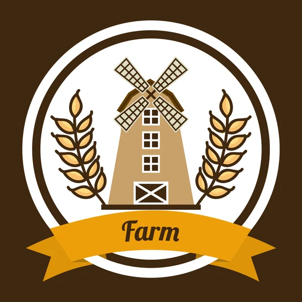 Diseño de granja — Vector de stock