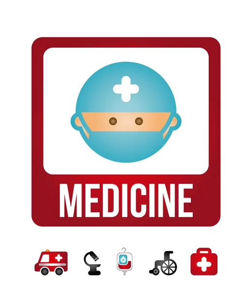 Diseño médico — Vector de stock