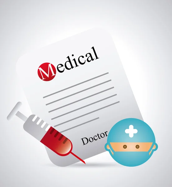 Diseño médico — Vector de stock