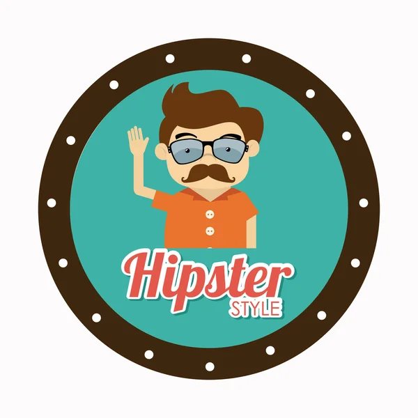 Desenho de Hipster —  Vetores de Stock