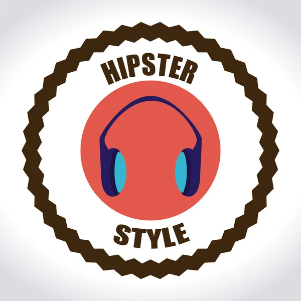 Projekt Hipster — Wektor stockowy