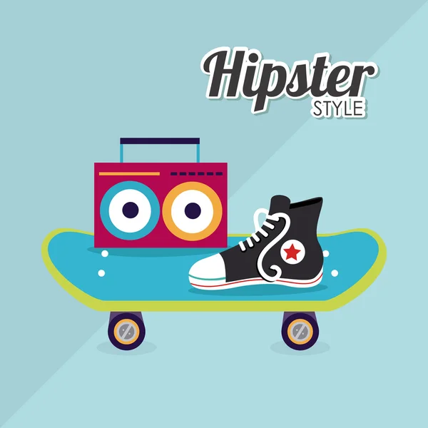 Diseño Hipster — Vector de stock