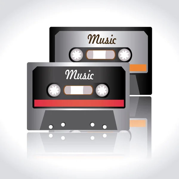 Diseño musical — Vector de stock