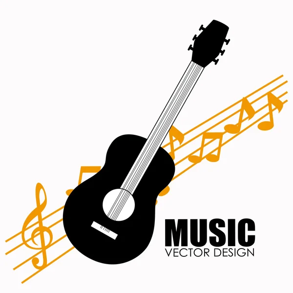 Musikdesign — Stockvektor