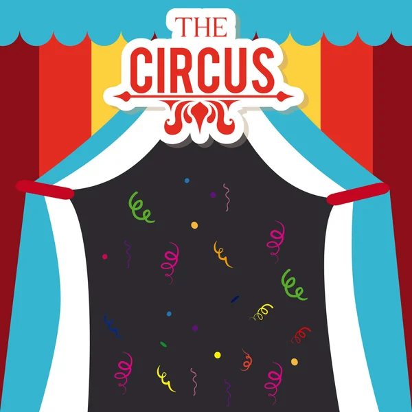 Design del circo — Vettoriale Stock