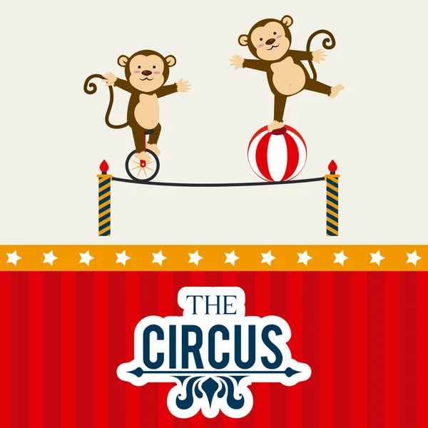 Conception de cirque — Image vectorielle