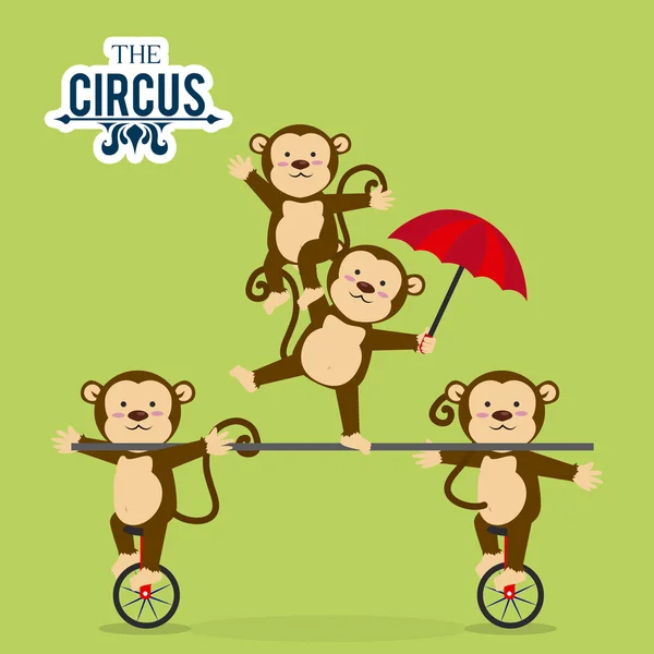 Circus ontwerp — Stockvector