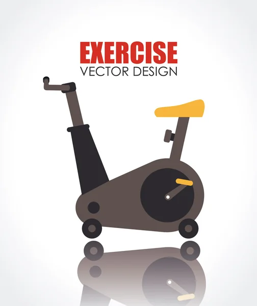 Design fitness — Vettoriale Stock