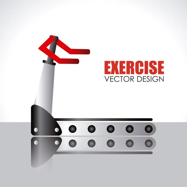 Design fitness — Vettoriale Stock